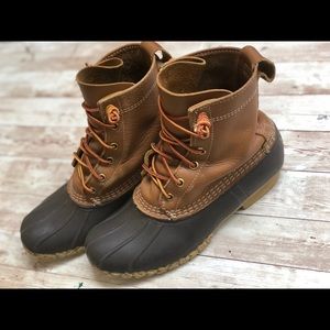 LL BEAN DUCK BOOTS GENTLY USED